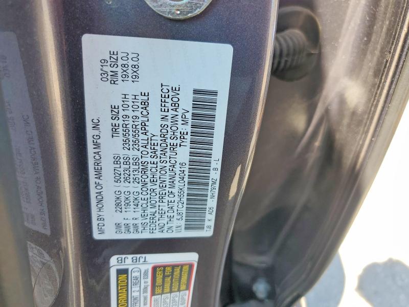 Продажа на аукционе авто 2019 Acura Rdx, vin: 5J8TC2H55KL040416, номер лота: 64287636