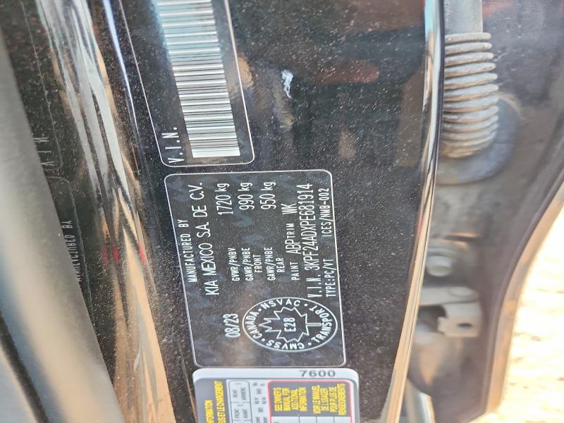 Auction sale of the 2023 Kia Forte, vin: 3KPF24ADXPE681914, lot number: 64368086