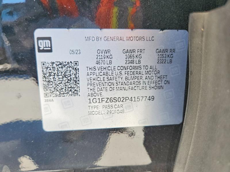 Auction sale of the 2023 Chevrolet Bolt Euv, vin: 1G1FZ6S02P4157749, lot number: 66846376