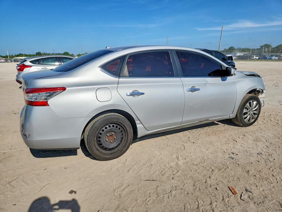 2015 Nissan Sentra მანქანა იყიდება აუქციონზე, vin: 3N1AB7AP6FL652770, აუქციონის ნომერი: 64614176