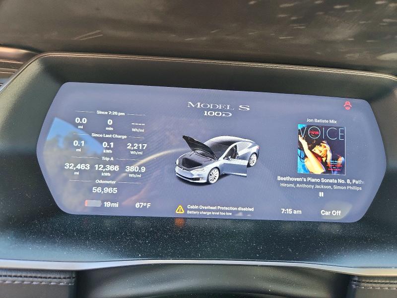 2018 Tesla Model S მანქანა იყიდება აუქციონზე, vin: 5YJSA1E23JF282952, აუქციონის ნომერი: 65183286