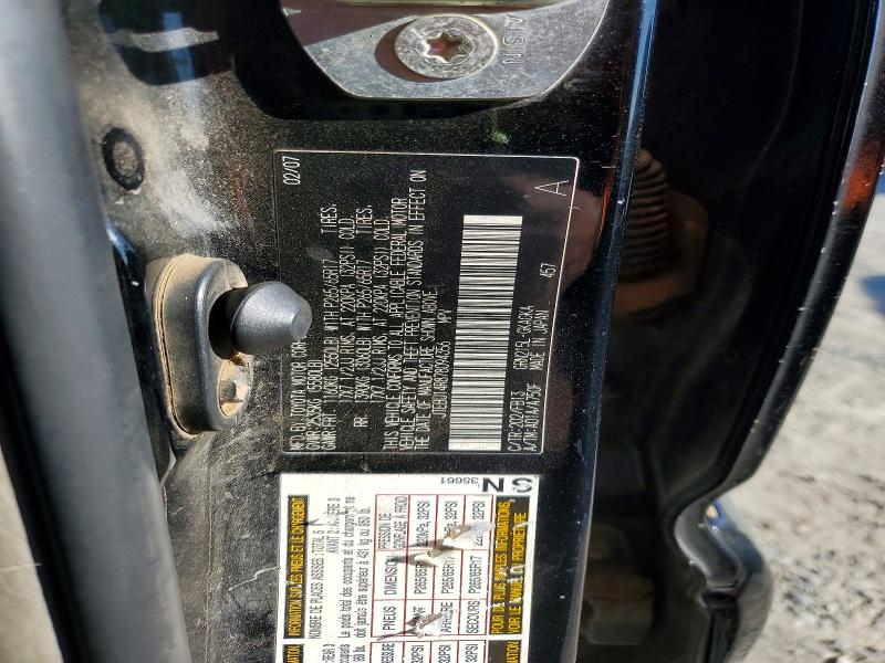 66140166 :رقم المزاد ، JTEBU14R878094356 vin ، 2007 Toyota 4runner مزاد بيع