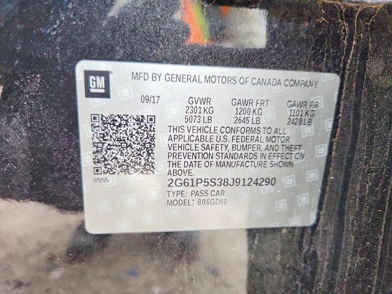 Aukcja sprzedaży 2018 Cadillac Xts, vin: 2G61P5S38J9124290, numer aukcji: 64637816