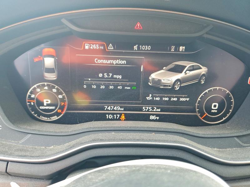 63652616 :رقم المزاد ، WAUENAF42KN002603 vin ، 2019 Audi A4 مزاد بيع