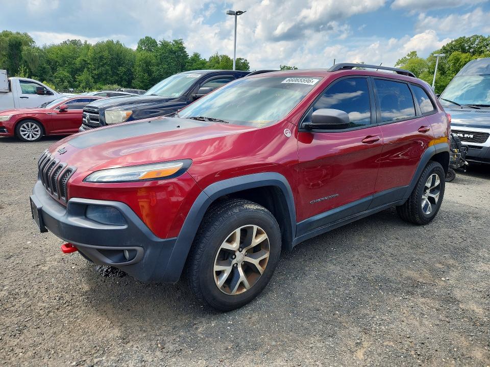 66065596 :رقم المزاد ، 1C4PJMBS2EW255304 vin ، 2014 Jeep Cherokee مزاد بيع