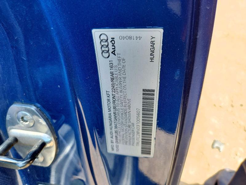 Aukcja sprzedaży 2003 Audi Tt, vin: TRUTC28N031005607, numer aukcji: 65882746