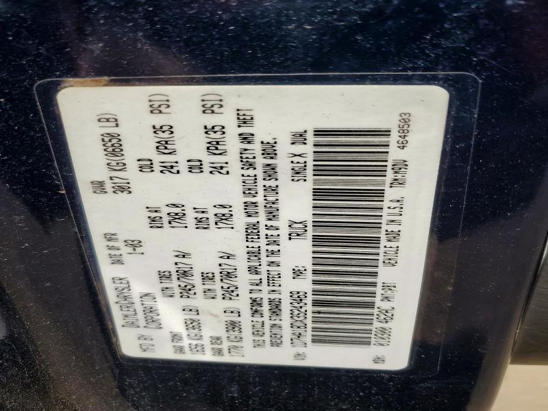 Aukcja sprzedaży 2003 Dodge Ram 1500, vin: 1D7HA18DX3S243469, numer aukcji: 64852536