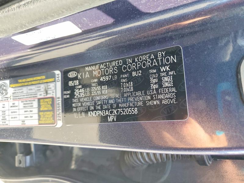 Aukcja sprzedaży 2019 Kia Sportage, vin: KNDPN3AC2K7520558, numer aukcji: 66015716
