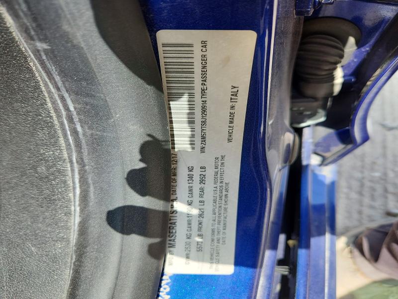 Aukcja sprzedaży 2018 Maserati Ghibli, vin: ZAM57YTS8J1290914, numer aukcji: 64067376