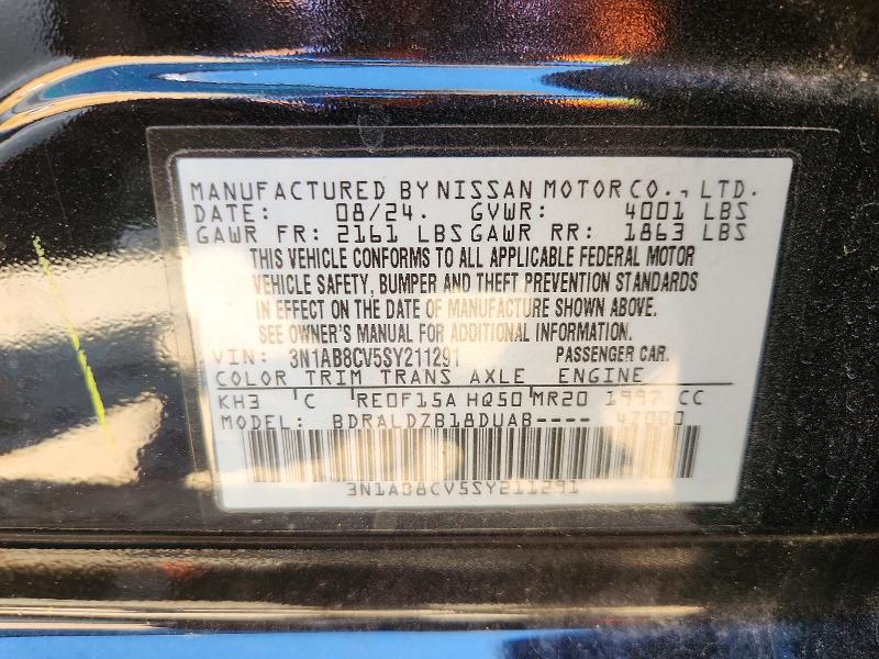 Продажа на аукционе авто 2025 Nissan Sentra, vin: 3N1AB8CV5SY211291, номер лота: 65711856