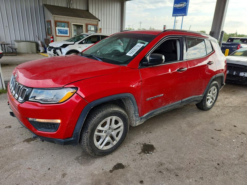 Aukcja sprzedaży 2017 Jeep Compass, vin: 3C4NJCAB4HT658844, numer aukcji: 66696756