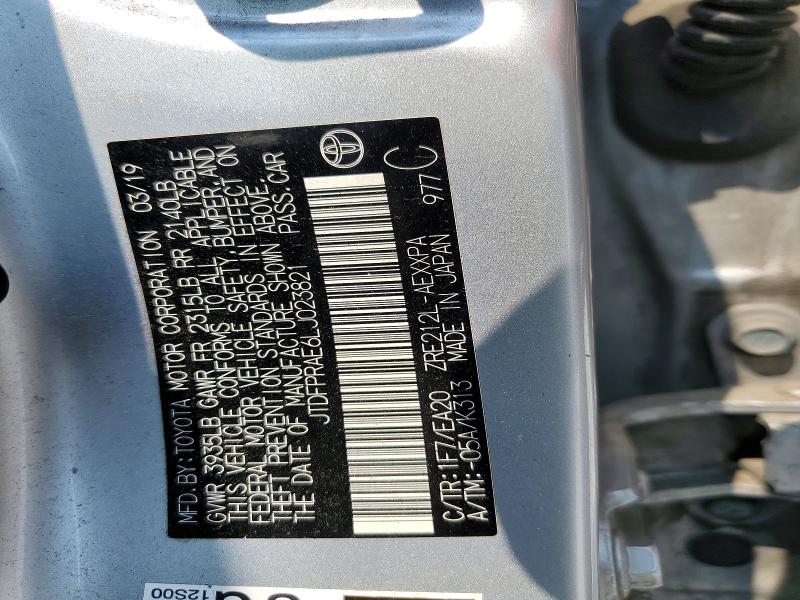 Auction sale of the 2020 Toyota Corolla, vin: JTDFPRAE6LJ023821, lot number: 63904046