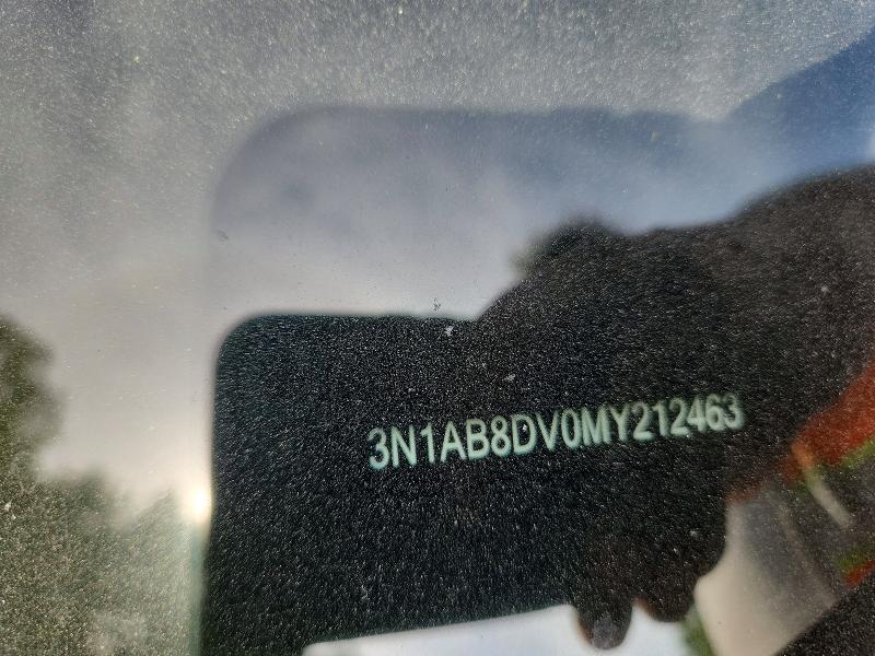 2021 Nissan Sentra მანქანა იყიდება აუქციონზე, vin: 3N1AB8DV0MY212463, აუქციონის ნომერი: 65738916