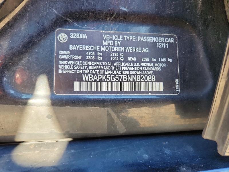 Продаж на аукціоні авто 2011 Bmw 328, vin: WBAPK5G57BNN82088, номер лоту: 65835926
