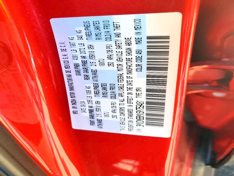 66200506 :رقم المزاد ، 3MVDMBBMXSM759481 vin ، 2025 Mazda Cx-30 مزاد بيع