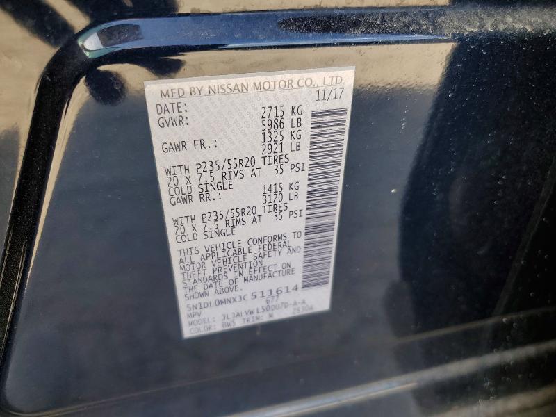 Продажа на аукционе авто 2018 Infiniti Qx60, vin: 5N1DL0MNXJC511614, номер лота: 64990216
