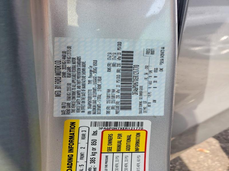 Aukcja sprzedaży 2014 Ford Fusion, vin: 3FA6P0H7XER121770, numer aukcji: 63832456