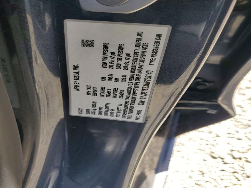 Aukcja sprzedaży 2022 Tesla Model 3, vin: 5YJ3E1EBXNF260140, numer aukcji: 65213616