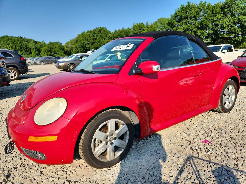 2007 Volkswagen New Beetle მანქანა იყიდება აუქციონზე, vin: 3VWRF31Y27M422156, აუქციონის ნომერი: 64836236