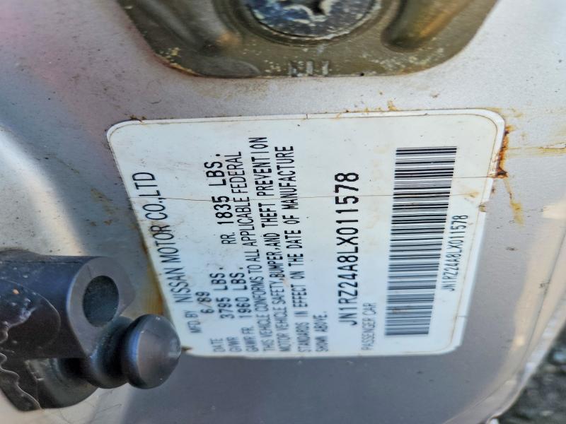 Aukcja sprzedaży 1990 Nissan 300zx, vin: JN1RZ24A8LX011578, numer aukcji: 63432156