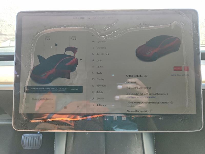 Aukcja sprzedaży 2023 Tesla Model 3, vin: 5YJ3E1EA3PF615899, numer aukcji: 64124496