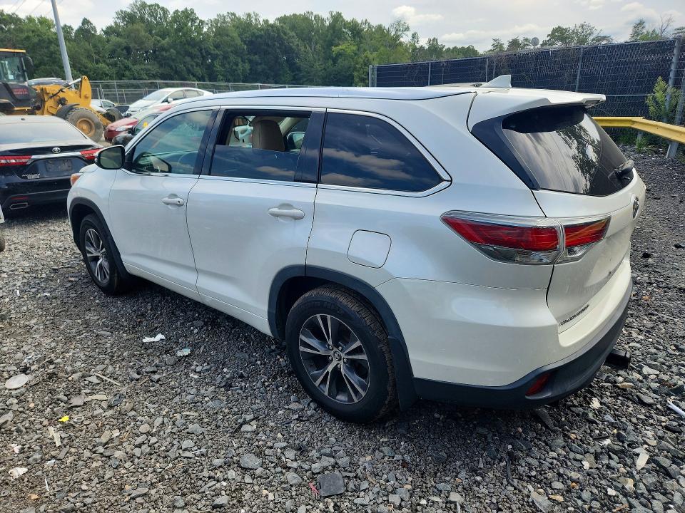Aukcja sprzedaży 2016 Toyota Highlander, vin: 5TDJKRFHXGS258338, numer aukcji: 63394726