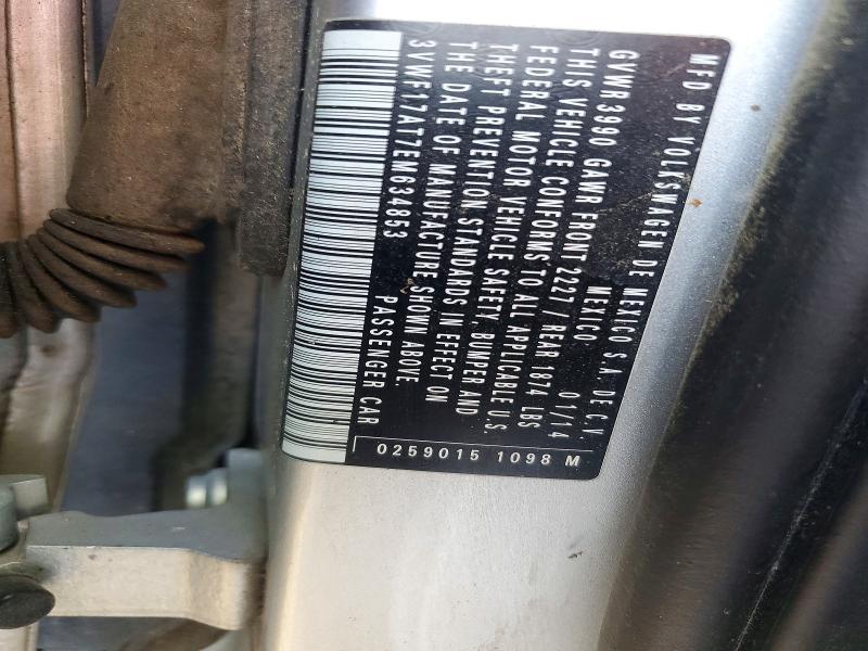 Aukcja sprzedaży 2014 Volkswagen Atlas 3.6 Se, vin: 3VWF17AT7EM634853, numer aukcji: 62714086