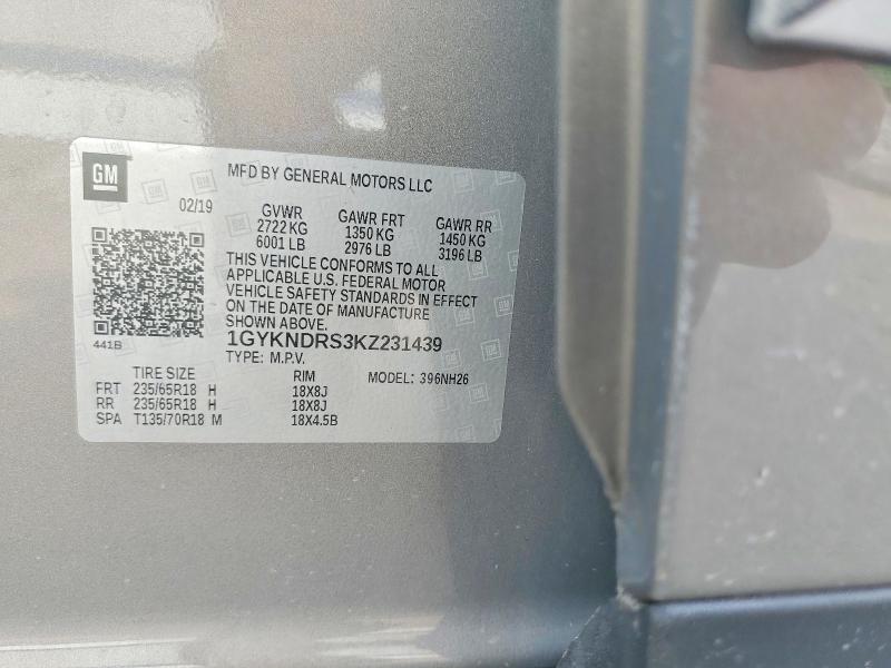 Продажа на аукционе авто 2019 Cadillac Xt5, vin: 1GYKNDRS3KZ231439, номер лота: 64402276