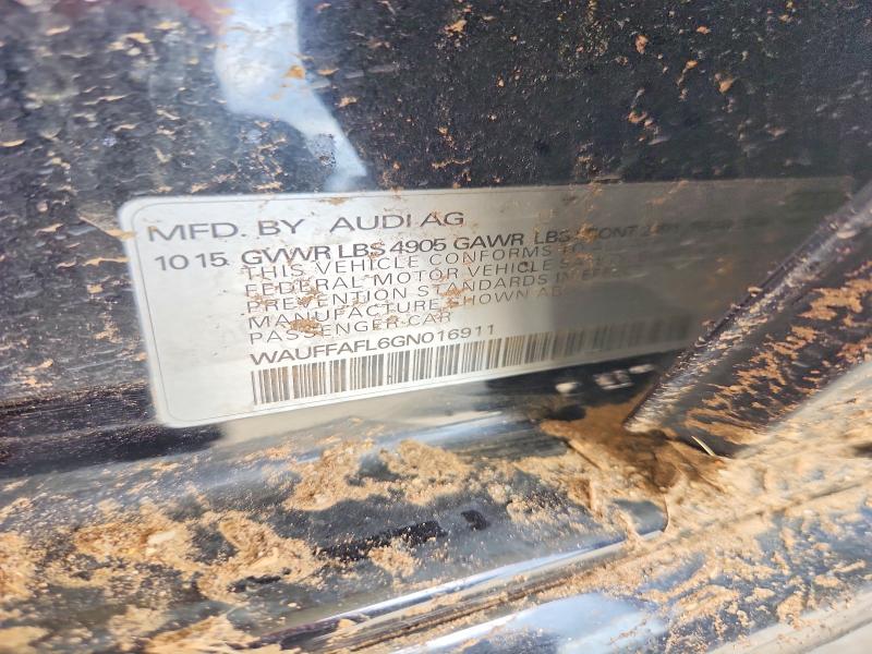 Продаж на аукціоні авто 2016 Audi A4, vin: WAUFFAFL6GN016911, номер лоту: 65171886