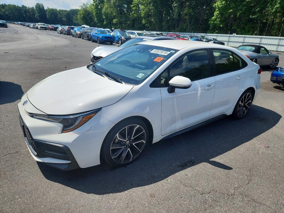 63523076 :رقم المزاد ، JTDS4MCE3NJ090550 vin ، 2022 Toyota Corolla مزاد بيع