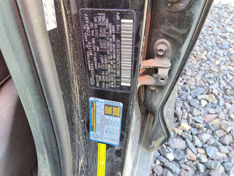 Продаж на аукціоні авто 2017 Hyundai Tucson, vin: KM8J3CA26HU281816, номер лоту: 62873976
