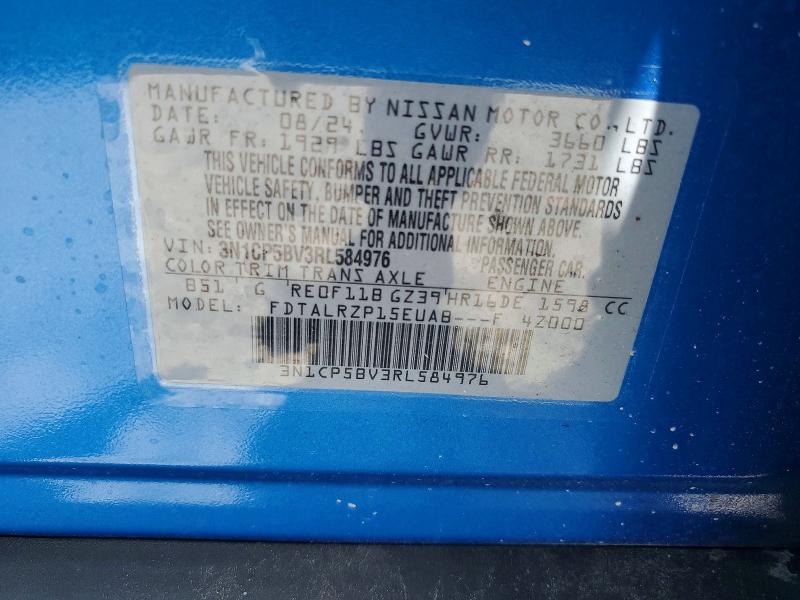 Продаж на аукціоні авто 2024 Nissan Kicks, vin: 3N1CP5BV3RL584976, номер лоту: 62473256