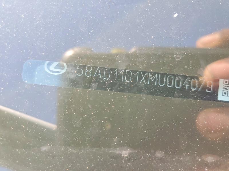 65345376 :رقم المزاد ، 58AD11D1XMU004079 vin ، 2021 Lexus Es 250 مزاد بيع