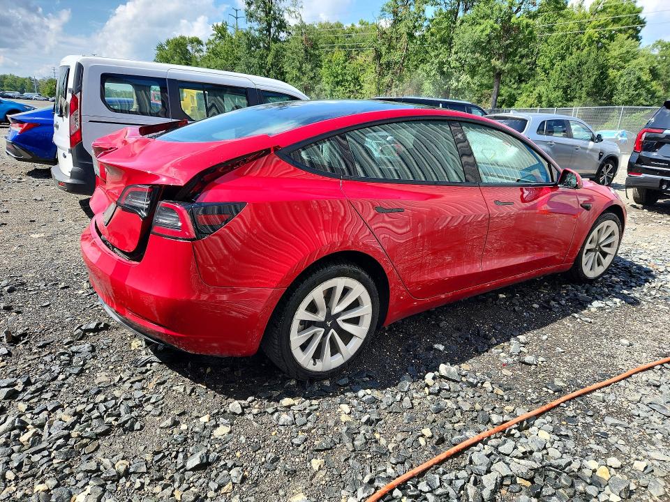Продаж на аукціоні авто 2022 Tesla Model 3, vin: 5YJ3E1EA0NF286057, номер лоту: 65398226