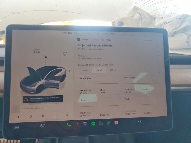 Aukcja sprzedaży 2023 Tesla Model 3, vin: 5YJ3E1EC4PF497329, numer aukcji: 64151306