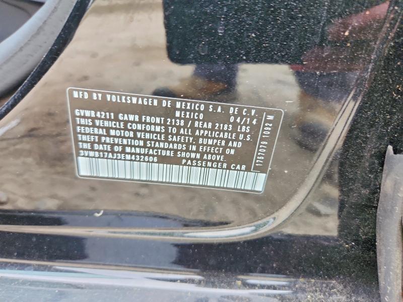 Продажа на аукционе авто 2014 Volkswagen Jetta, vin: 3VWB17AJ3EM432606, номер лота: 66209356