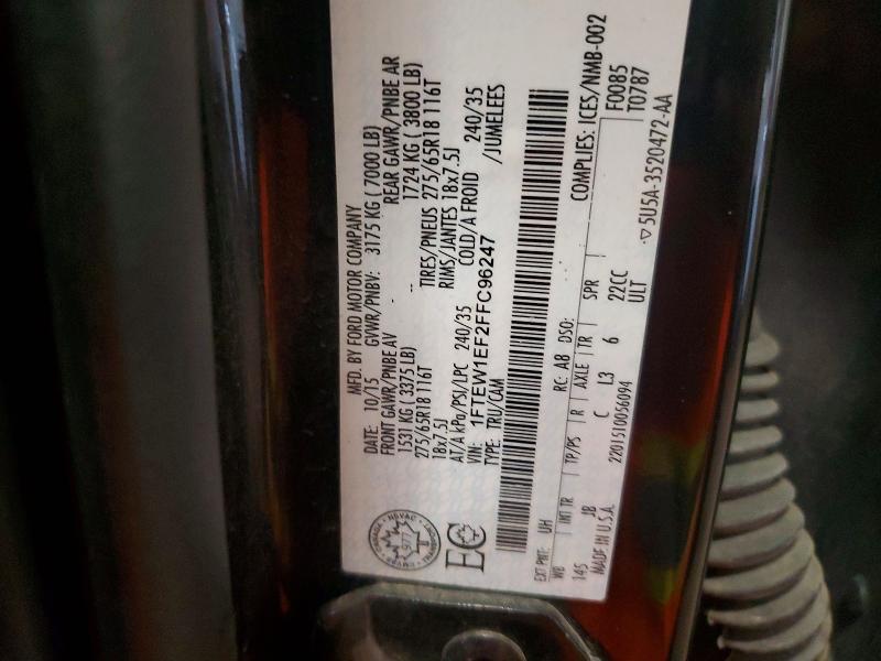 Продажа на аукционе авто 2015 Ford F150, vin: 1FTEW1EF2FFC96247, номер лота: 64365266