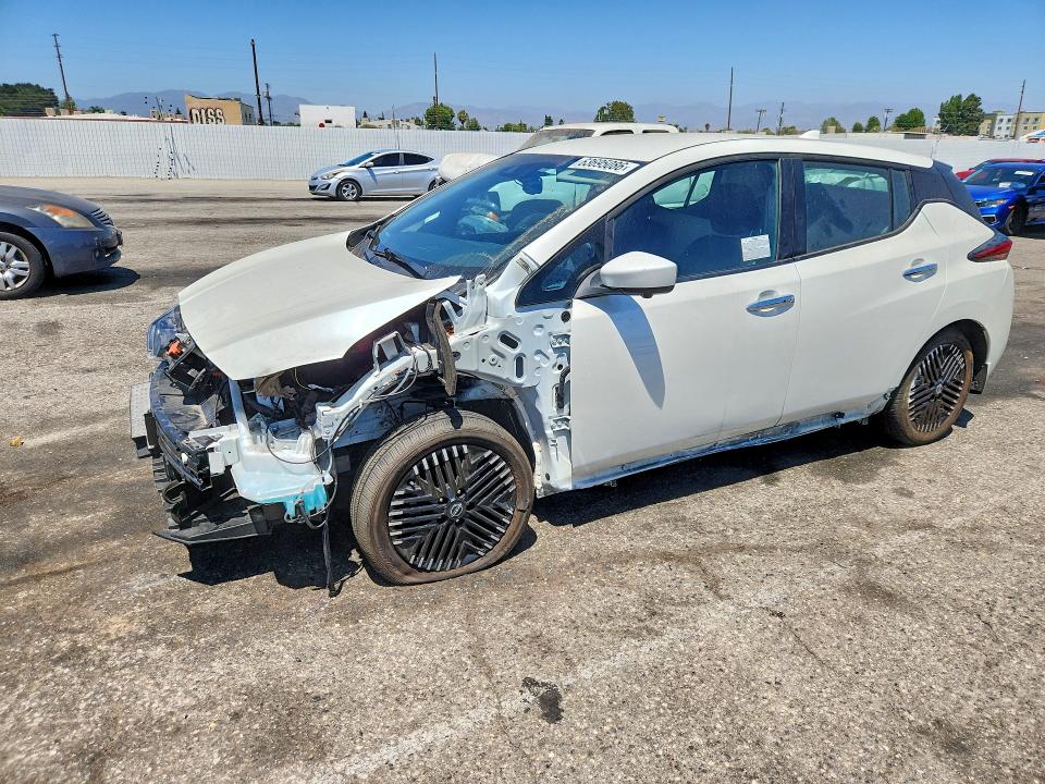 2023 Nissan Leaf მანქანა იყიდება აუქციონზე, vin: 1N4CZ1CV6PC560491, აუქციონის ნომერი: 63695086