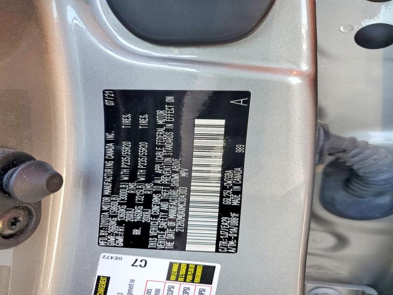 Aukcja sprzedaży 2021 Lexus Rx, vin: 2T2HZMDAXMC304303, numer aukcji: 66353116