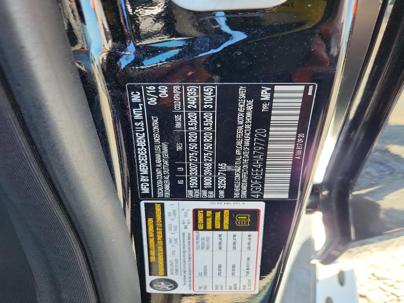 65117846 :رقم المزاد ، 4JGDF6EE4HA797720 vin ، 2017 Mercedes-benz Gls مزاد بيع