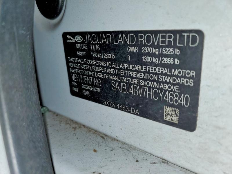 Продажа на аукционе авто 2017 Jaguar Xf, vin: SAJBJ4BV7HCY46840, номер лота: 63261076