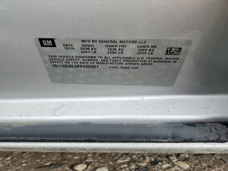 Продаж на аукціоні авто 2015 Chevrolet Malibu, vin: 1G11D5SL9FF205067, номер лоту: 64401436