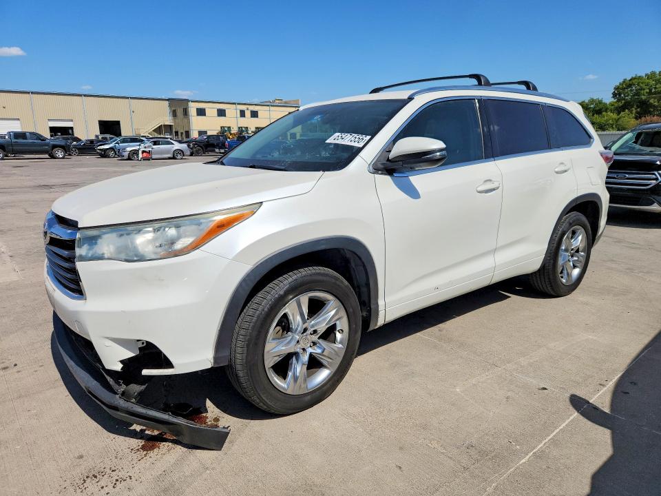 Продаж на аукціоні авто 2015 Toyota Highlander, vin: 5TDYKRFH6FS065746, номер лоту: 65471556