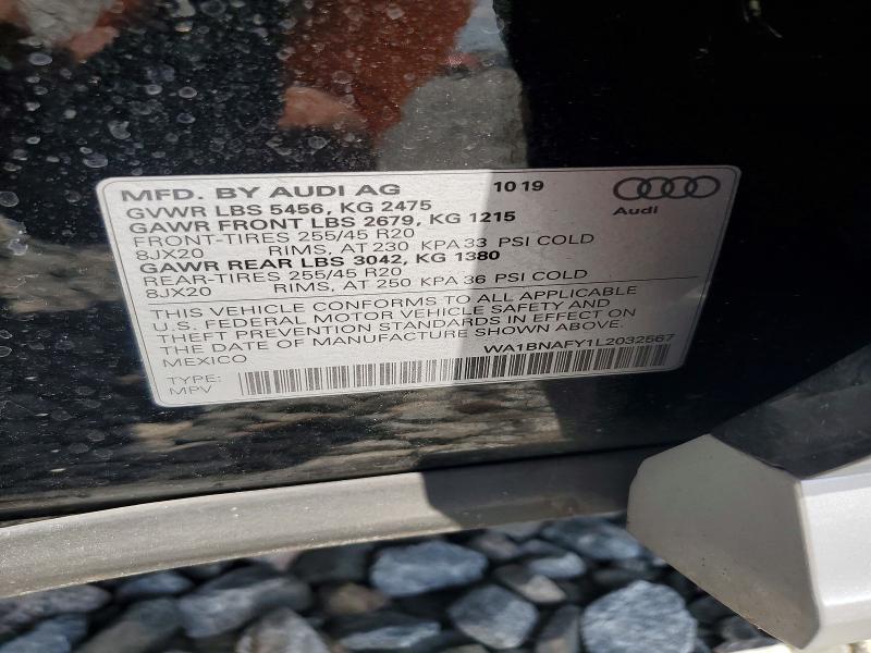 Aukcja sprzedaży 2020 Audi Q5, vin: WA1BNAFY1L2032567, numer aukcji: 65193416