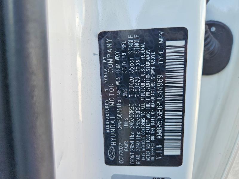 64233246 :رقم المزاد ، KM8R5DGE6PU544969 vin ، 2023 Hyundai Palisade مزاد بيع