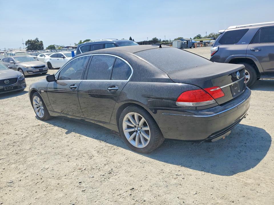 2007 Bmw 750 მანქანა იყიდება აუქციონზე, vin: WBAHL83547DT10653, აუქციონის ნომერი: 63920626