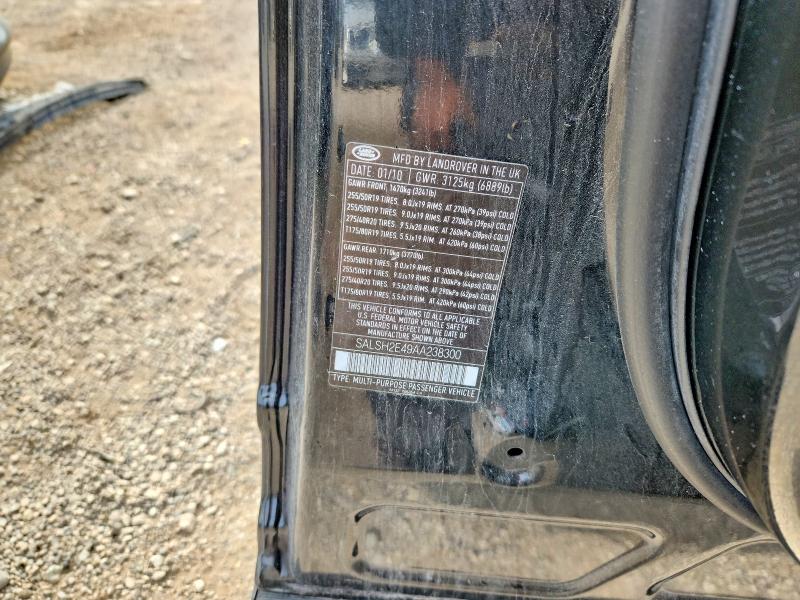 66432416 :رقم المزاد ، SALSH2E49AA238300 vin ، 2010 Land Rover Range Rover Sport مزاد بيع