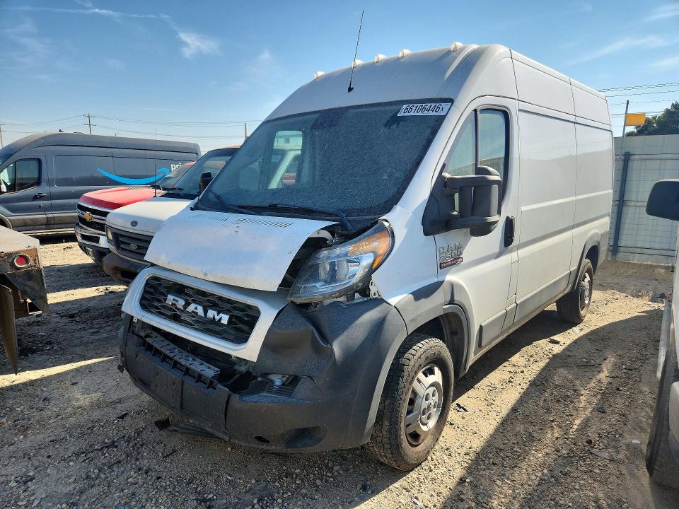 66106446 :رقم المزاد ، 3C6LRVCG2ME570725 vin ، 2021 Ram Promaster 2500 مزاد بيع