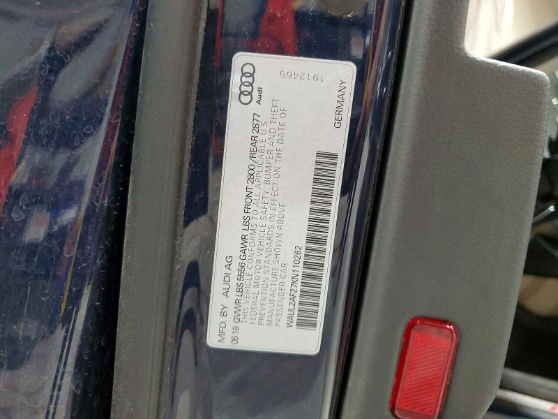 Aukcja sprzedaży 2019 Audi A6, vin: WAUL2AF27KN110262, numer aukcji: 64616746