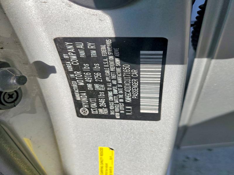 Aukcja sprzedaży 2012 Hyundai Genesis, vin: KMHGC4DDXCU171650, numer aukcji: 59407556